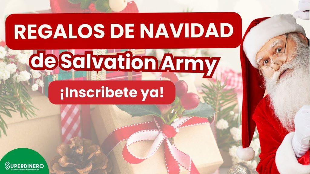 inscripciones para regalos de navidad en salvation army